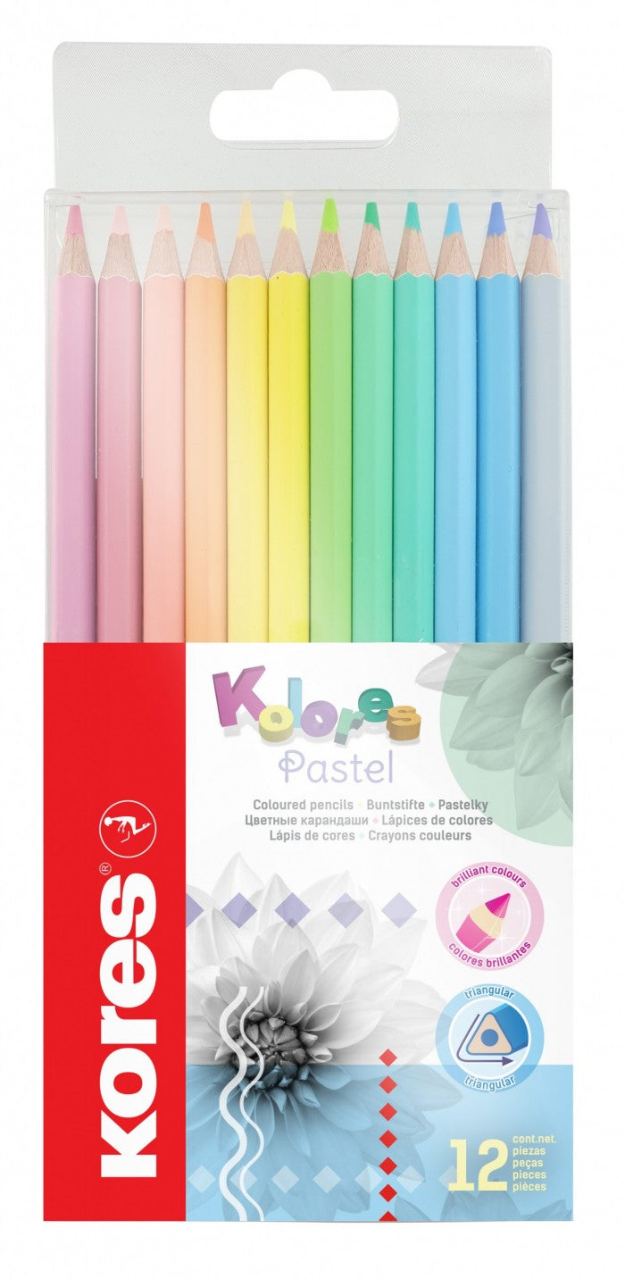 CREIOANE COLORATE 12 CULORI PASTEL KORES CREIOANE COLORATE 12 CULORI PASTEL KORES